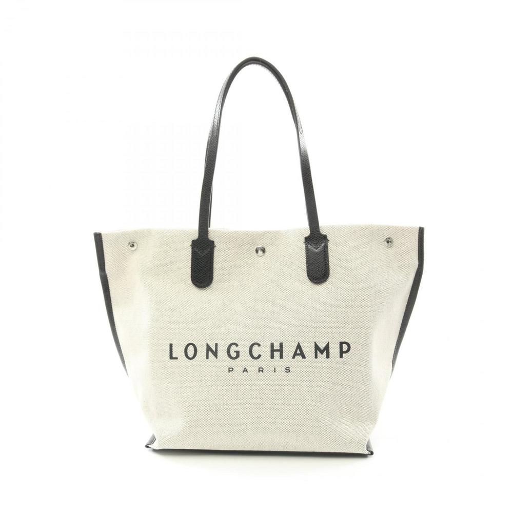 LONGCHAMP Black Leather Tote Bag - Picture 2 of 6